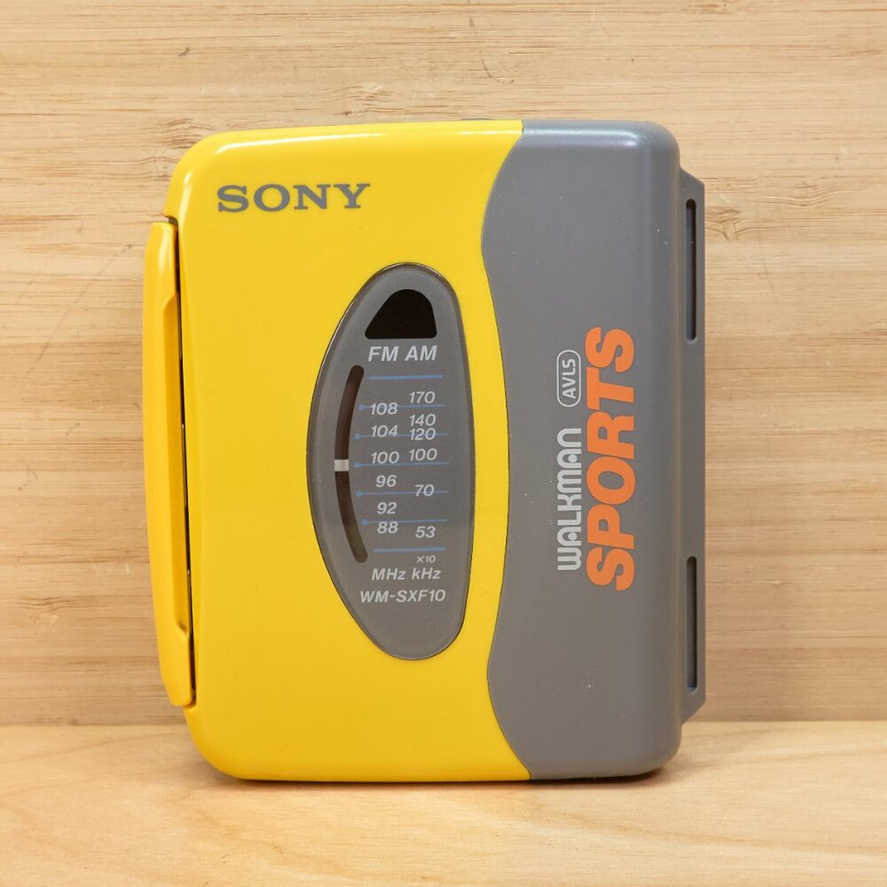 Sony Walkman Sports WM SXF10 Portable Radio and Cassette PLayer, Yellow - Picture 2 of 10